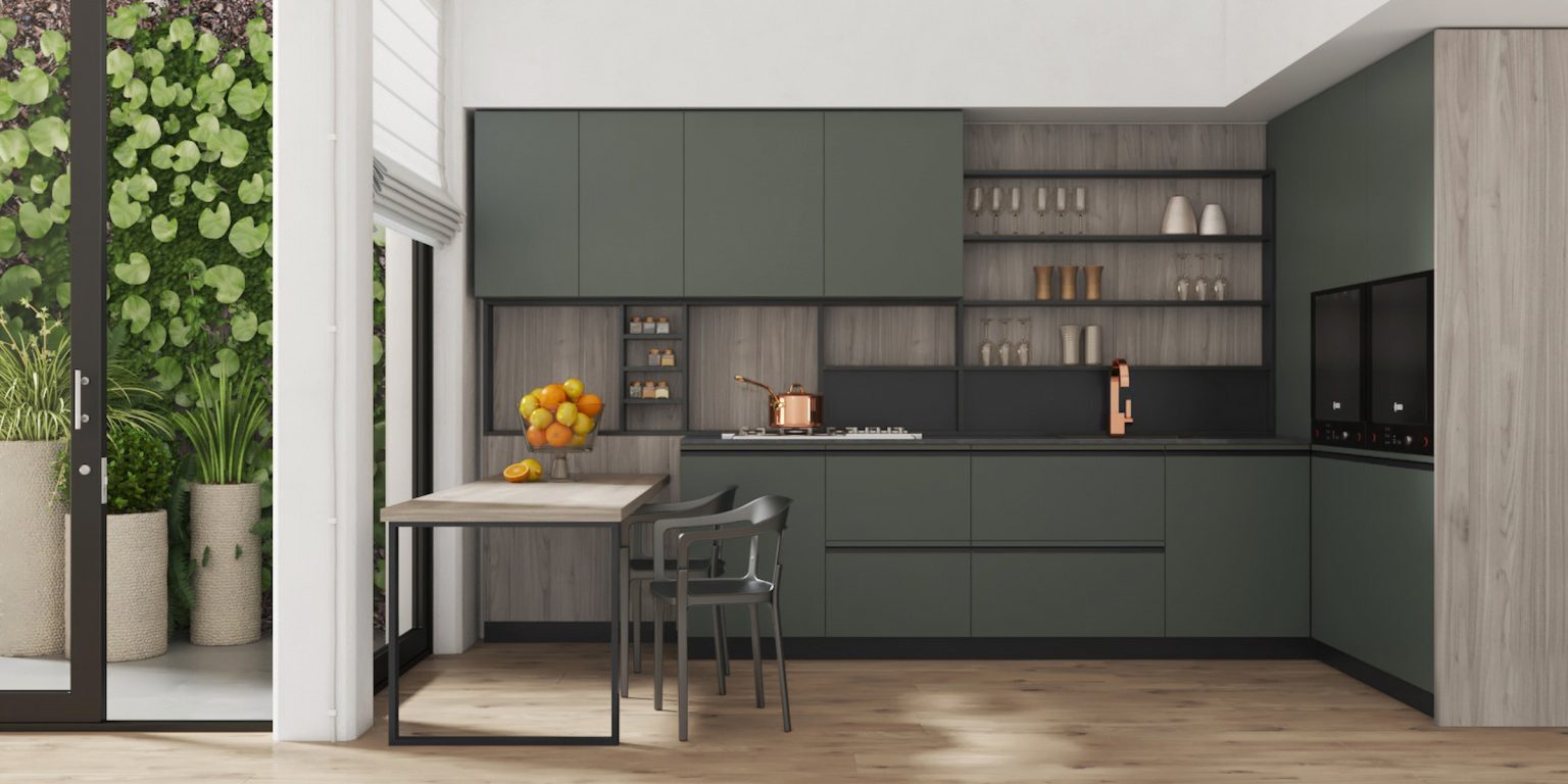 MDF VERDE SALVIA SM Supermatt Zenit  - ALVIC - 18 mm