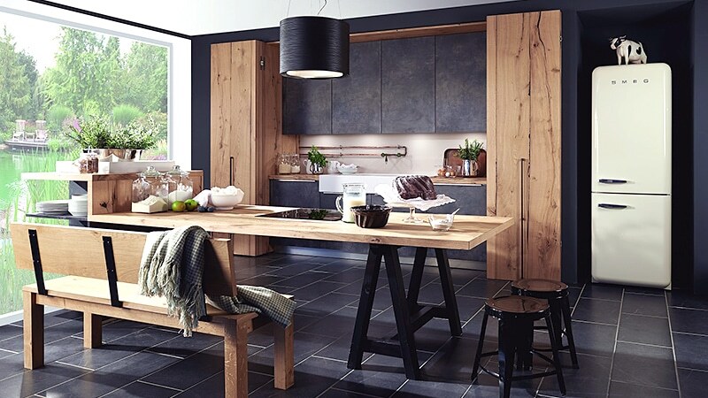 Bois de poutre Chêne Naturel  - LEEUWENBURGH - 19,8 mm