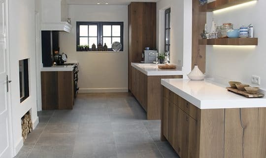 Bois de poutre Chêne cuivré  - LEEUWENBURGH - 19,8 mm