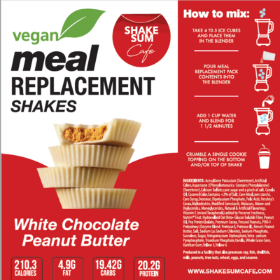 Vegan Meal Replacement- White Chocolate Peanut Butter
