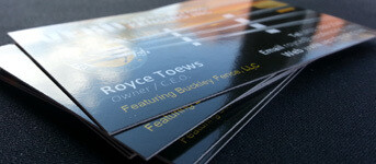 14pt Full Colour Business Cards on 14pt Card Stock
