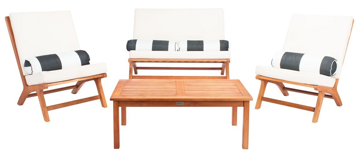 Chaston Living Set - Black Stripe