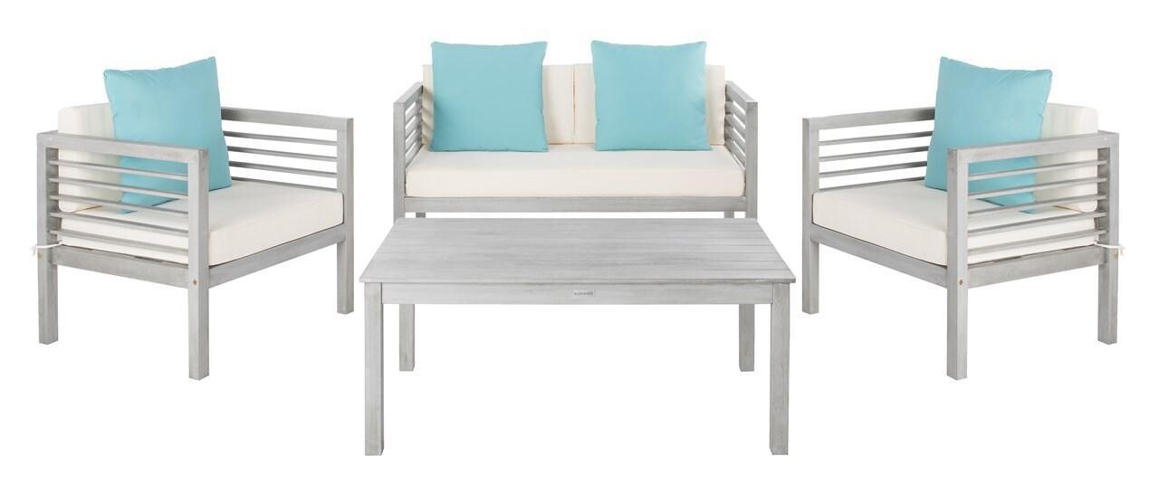 Alda Outdoor Set with Accent Pillows