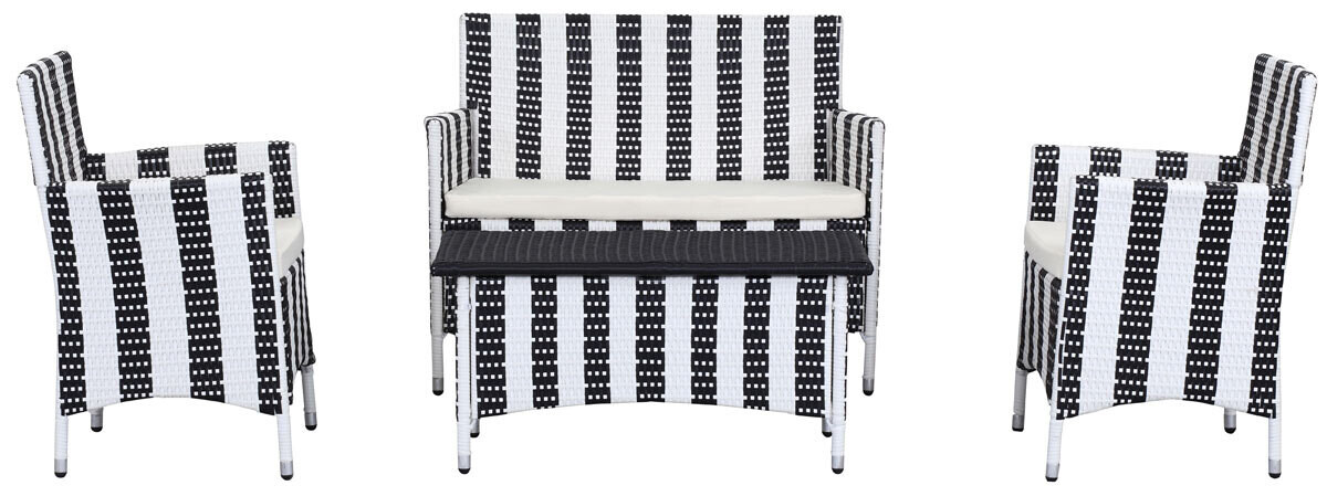 Figueroa Living Set - Black Stripe