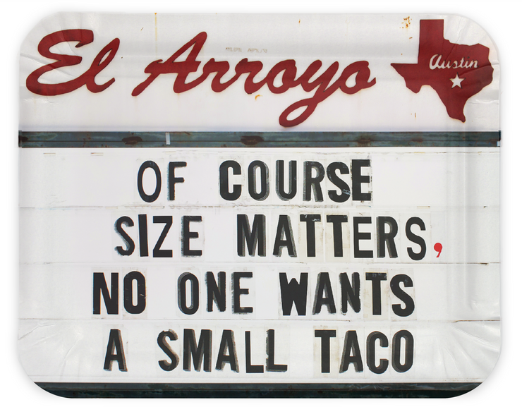 Size Matters Party Plates