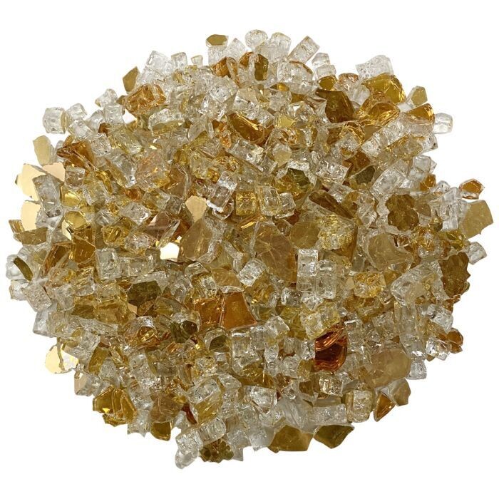 1/2" Fire Glass - Gold
