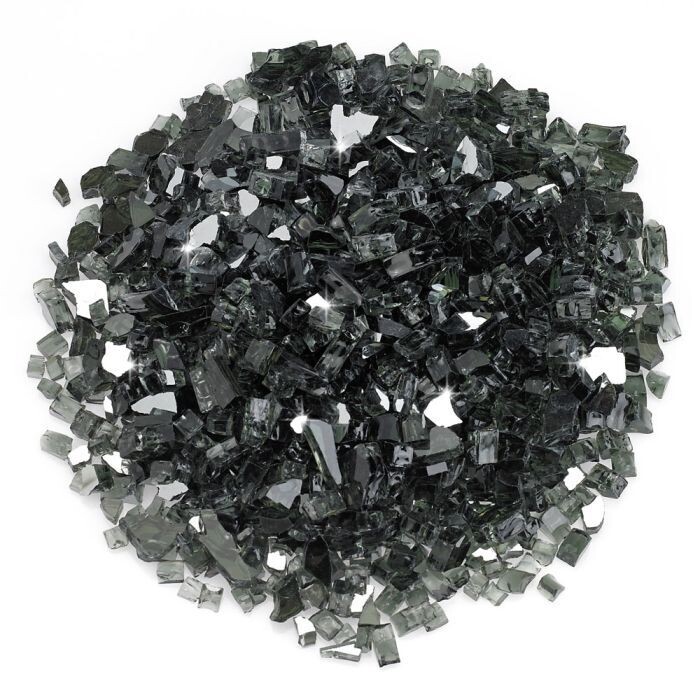 1/4" Fire Glass - Black