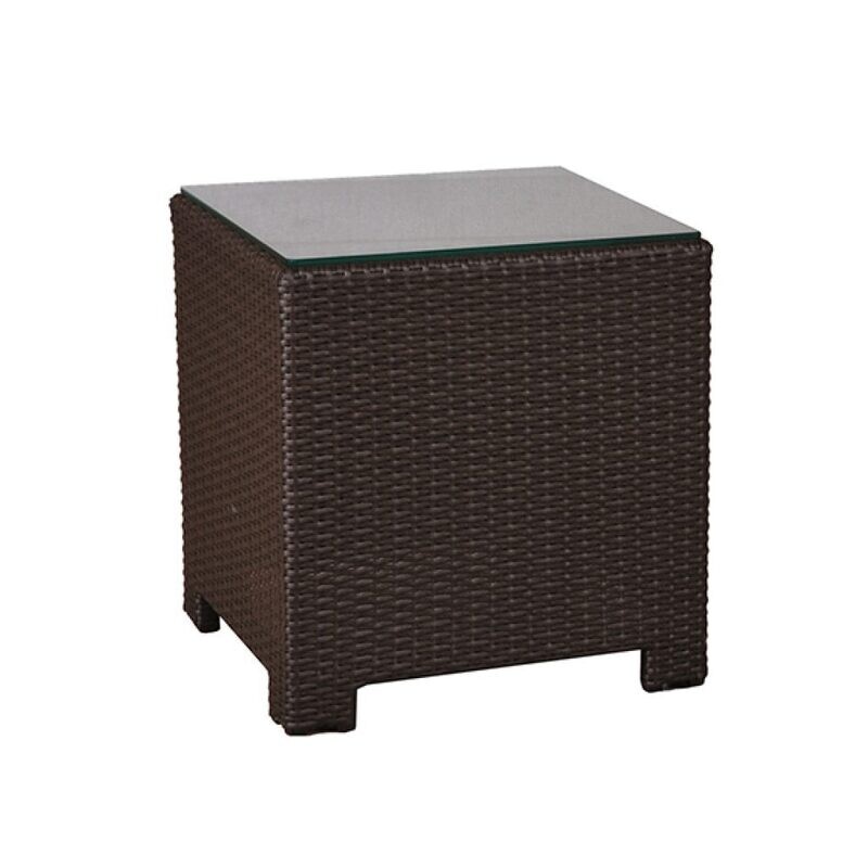 Cabo End Table w/ Glass
