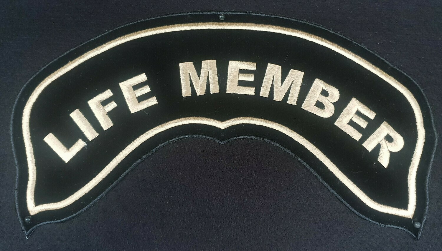 LIFE MEMBER CHEVRON - LARGE OLD GOLD