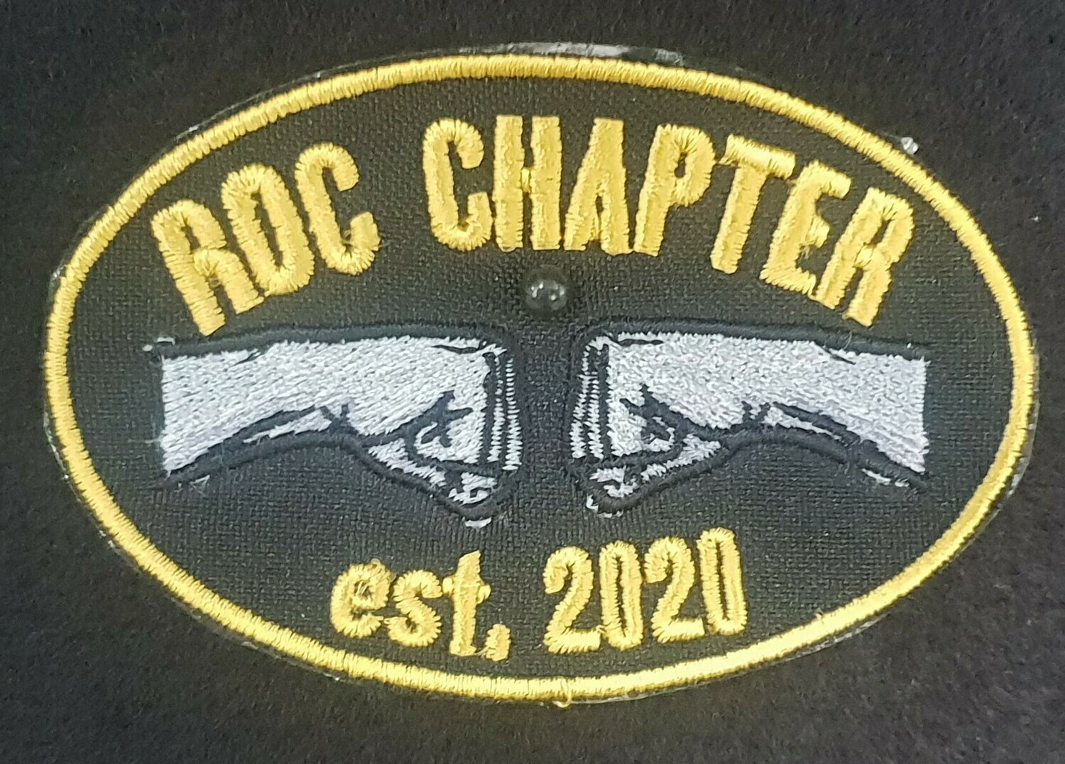ROC CHAPTER PATCH - SMALL GOLD