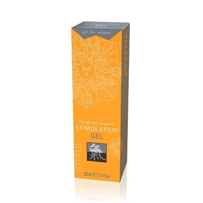 Shiatsu Stimulation Gel Ginger & Cinnamon 30ml Shiatsu Stimulation Gel Ginger & Cinnamon 30ml