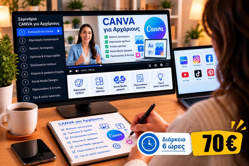 CANVA για Αρχάριους