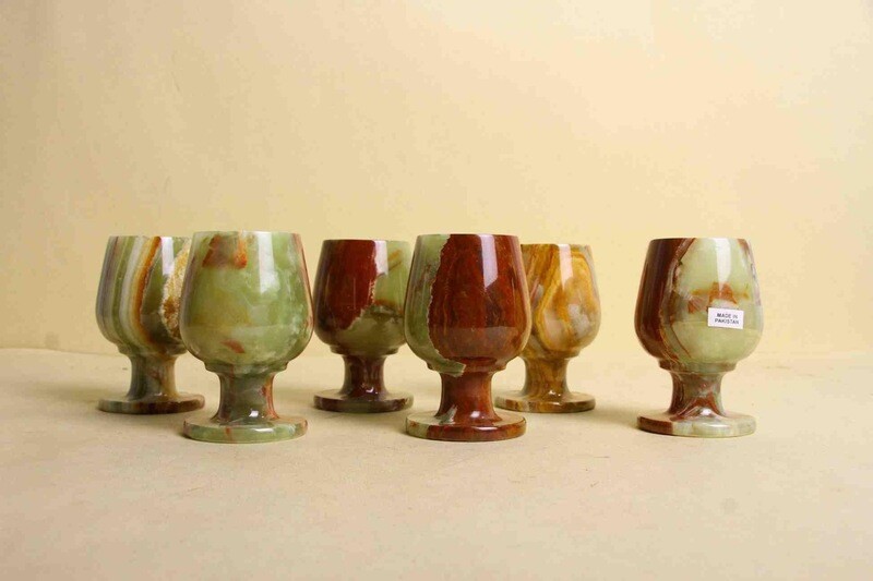 Onyx wine glass set (medium-sized)