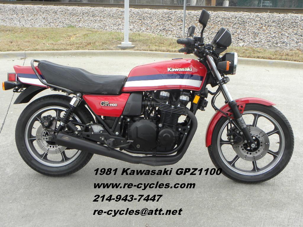 få øje på Overskæg kolbøtte 1981 Kawasaki GPZ 1100