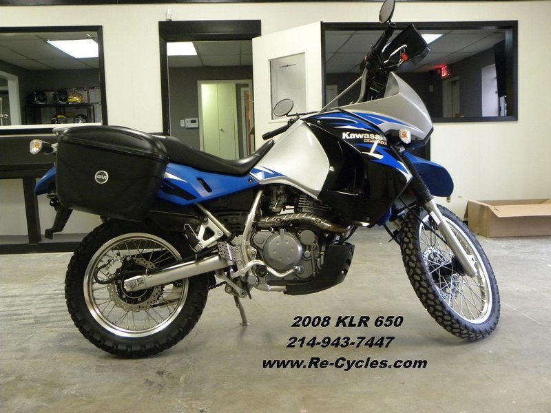2008 Kawasaki KLR 650  4,271 miles