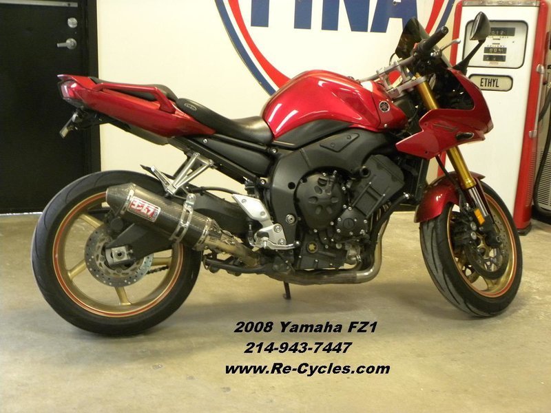 2008 Yamaha FZ1 13,758 miles