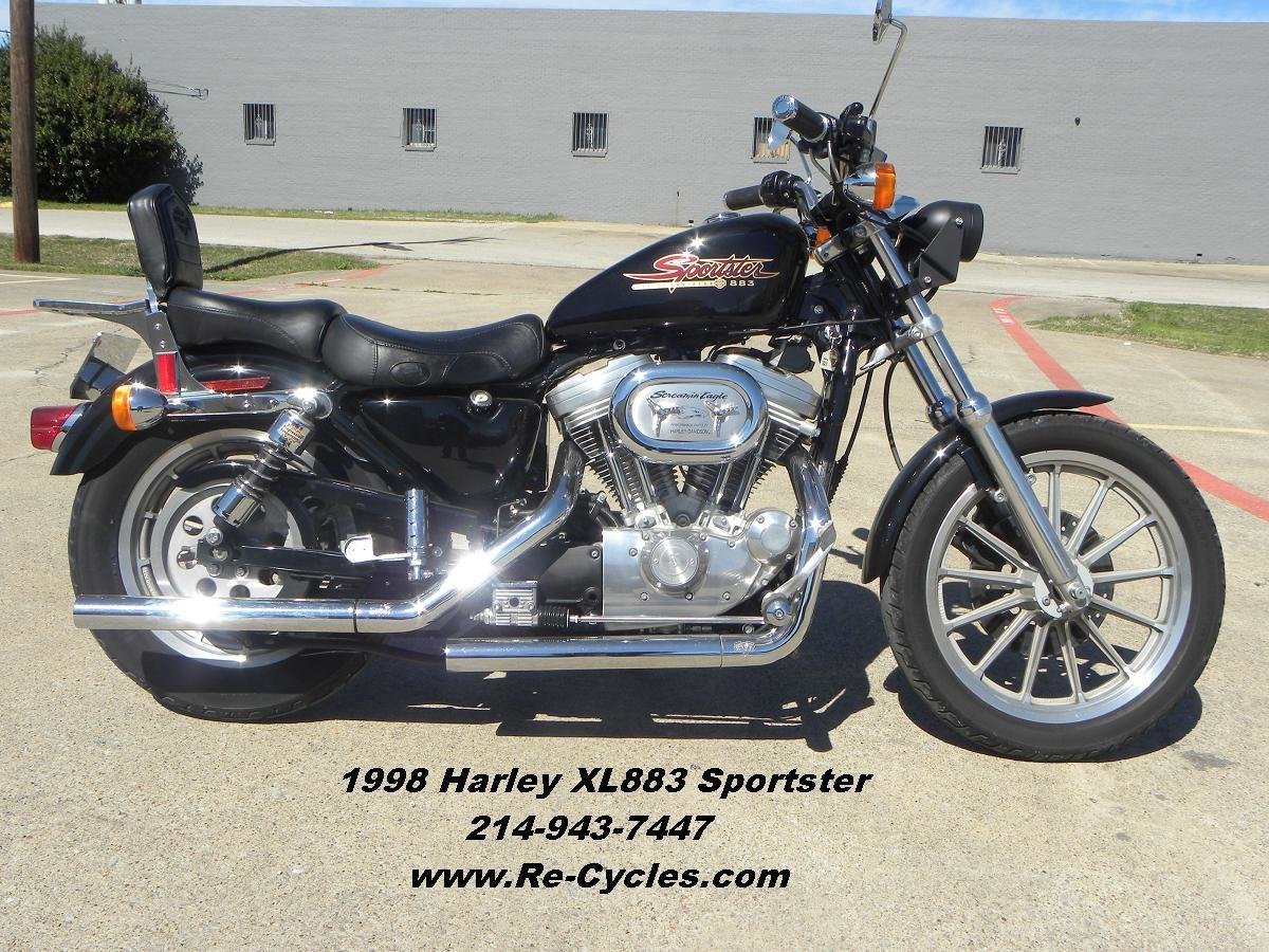 1998 Harley XL883 Sportster 18,848 miles
