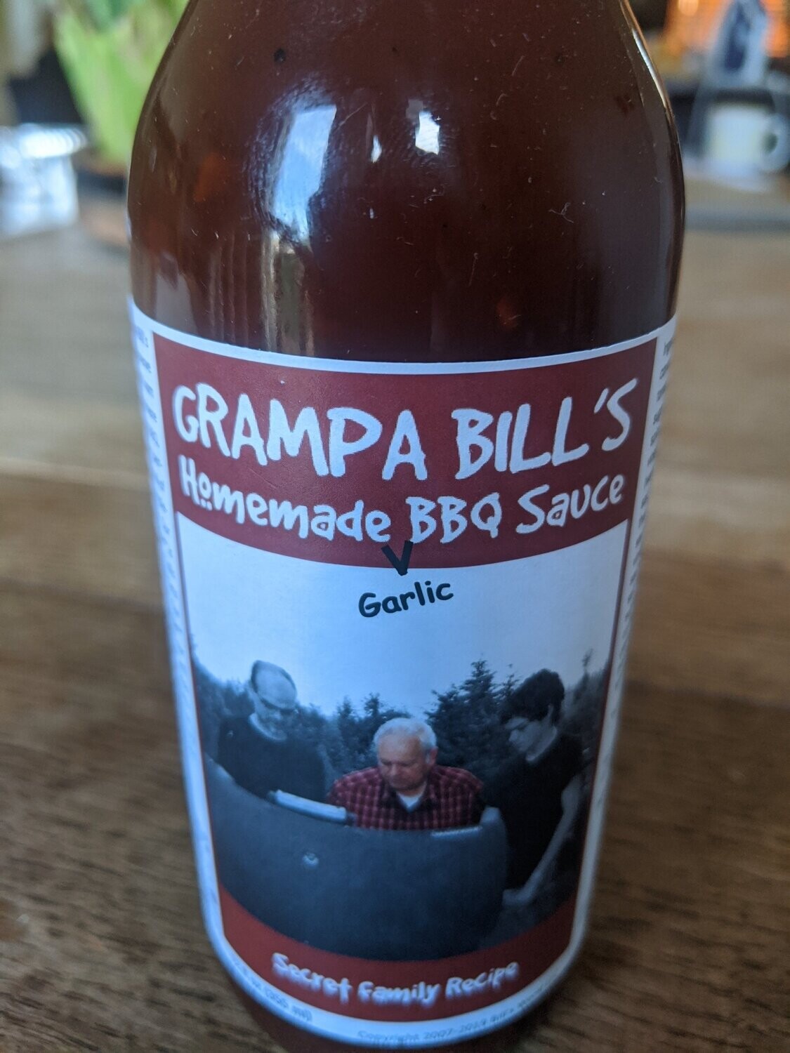 Grampa Bill's BBQ Sauce - Garlic