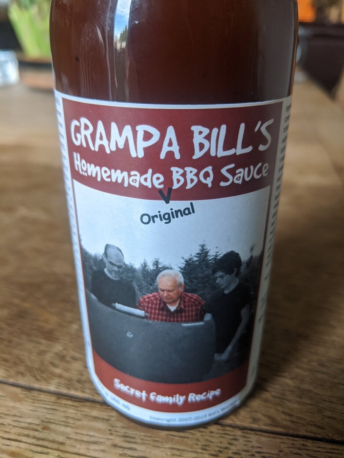 Grampa Bill's BBQ Sauce - Original Family Recipe