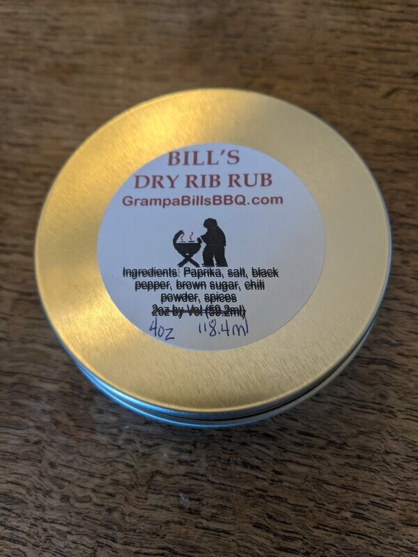Bill's Dry Rib Rub