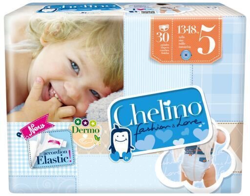 Chelino | Fraldas T-5 Pacote com 30 Unidades