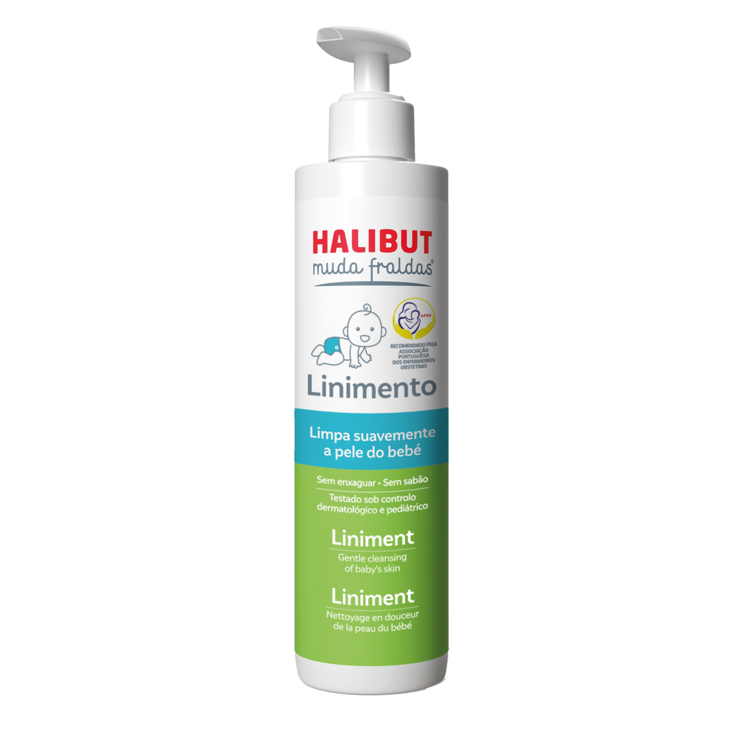 Halibut | Muda Fraldas Linimento 200ml - Limpeza e Proteção