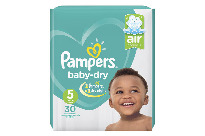 Pampers | Fraldas Baby-Dry T-5  Junior (11-25Kg) 26 uds