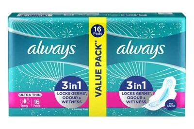 Always | Ultra Fino Long Duo 14 Un