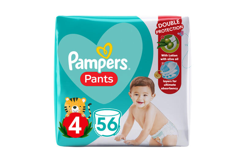 Pampers | Pants Baby Dry Maxi T. 4  (9-14kg) 56 uds