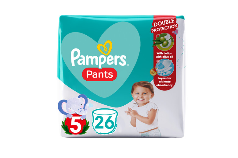 Pampers | Pants Baby Dry Junior T. 5  (12-18kg) 26 uds