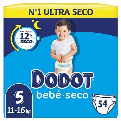 Dodot Bebé Seco: Noites tranquilas e pele protegida.