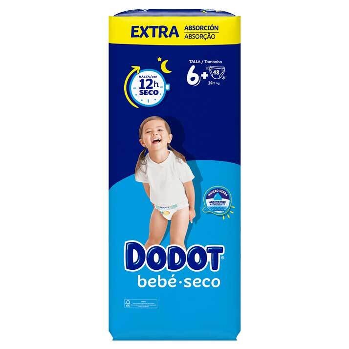 Dodot Bebé Seco Extra: Noites tranquilas e pele protegida.