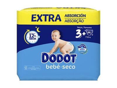 Dodot Bebé Seco Extra: Noites tranquilas e pele protegida.