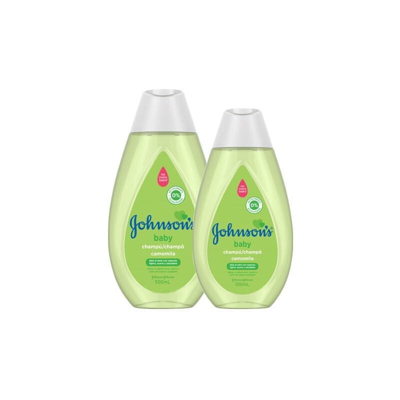 Johnson&#39;s | Shampoo de Bebê com Extrato de Camomila 500+300 ml Gratis