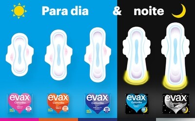 Evax | Cottonlike Fluxo Super Plus com abas 10 Un