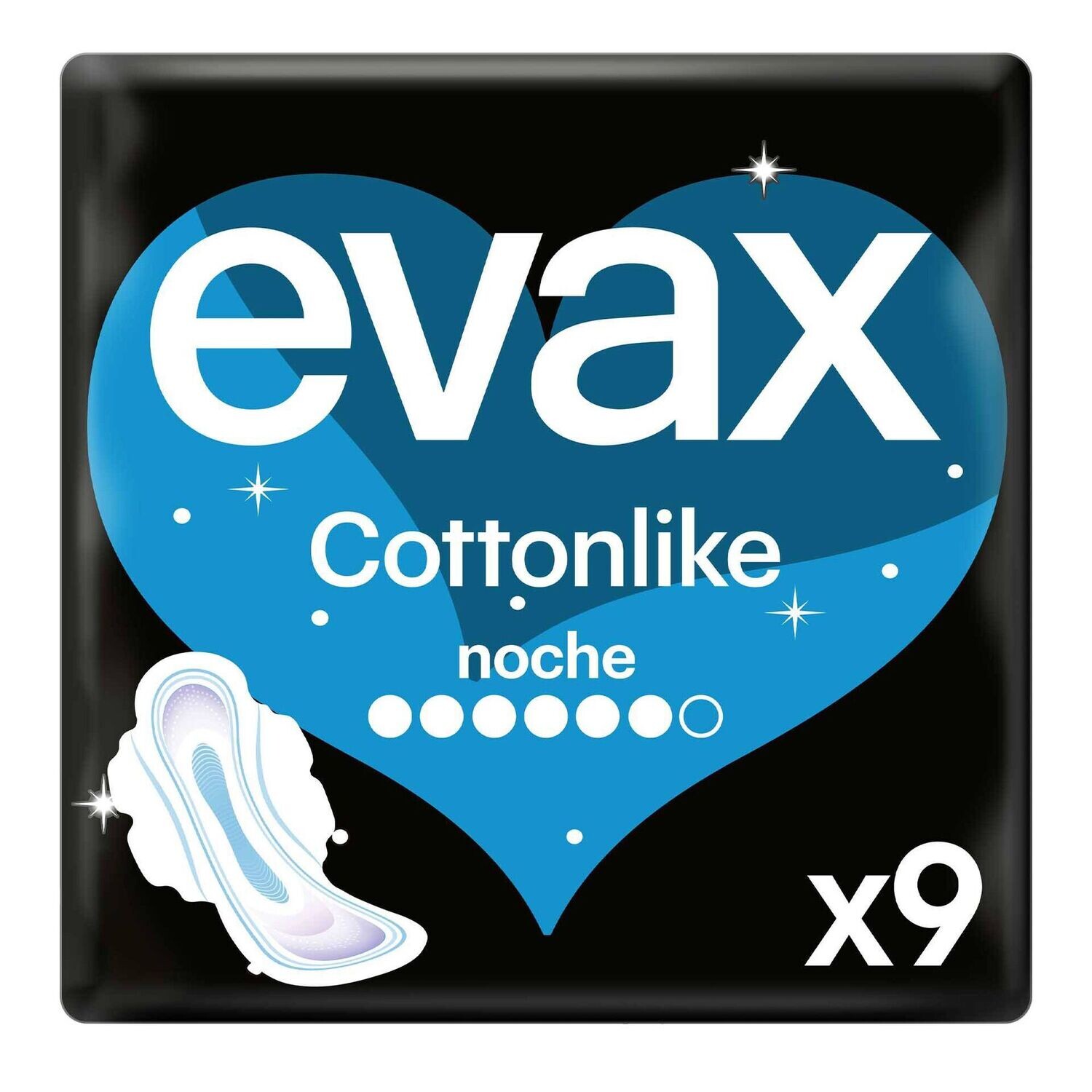 Evax | Cottonlike Noite com Abas 9 Un