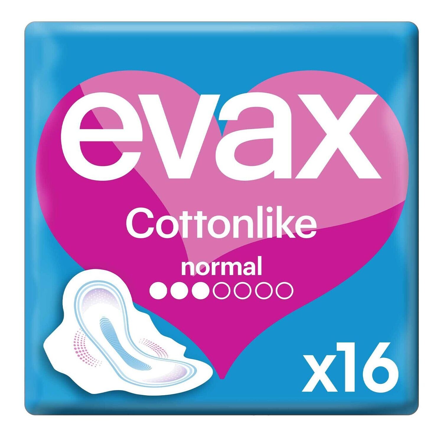 Evax | Cottonlike Normal com Abas 16 Un