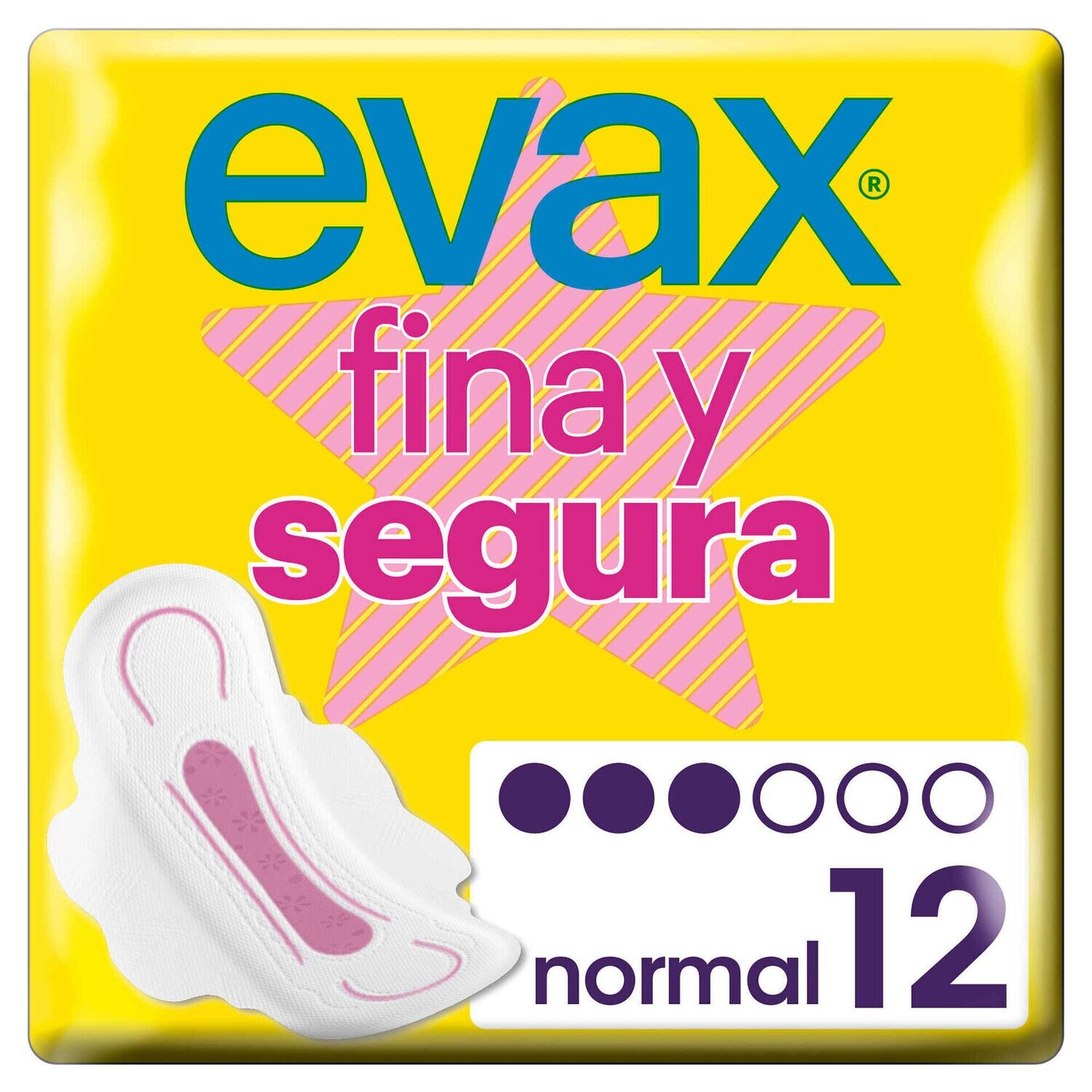Evax | Fina e Segura Normal com Abas 12 Un