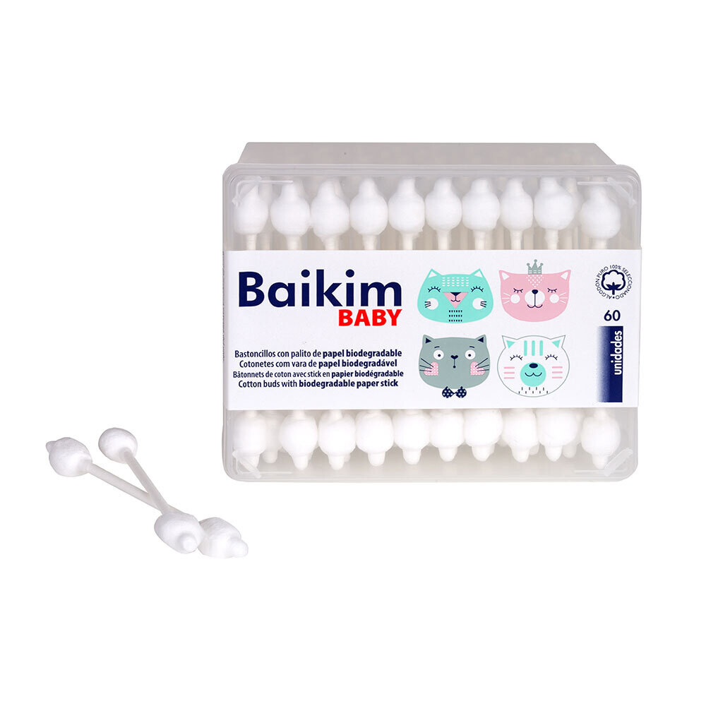 Baikim | Cotonete para Bebé 60 Un