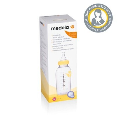 Medela | Biberão C/ Tetina Fluxo Médio – 250ml