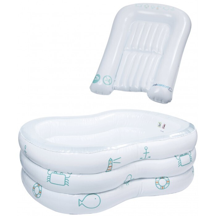 Bébé Confort | Banheira Insuflável + Muda Fraldas Branco