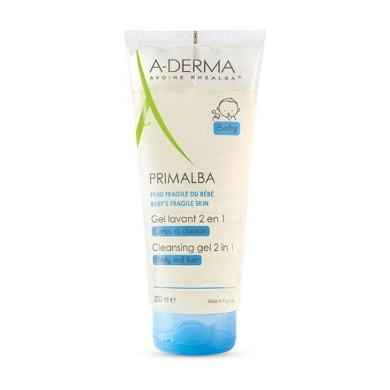 A-Derma | Gel Corpo e Cabelo Primalba 200ml