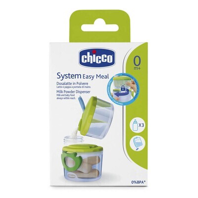 Chicco | Easy Meal Porta / Doseador leite em pó 2 em 1 - 0M+