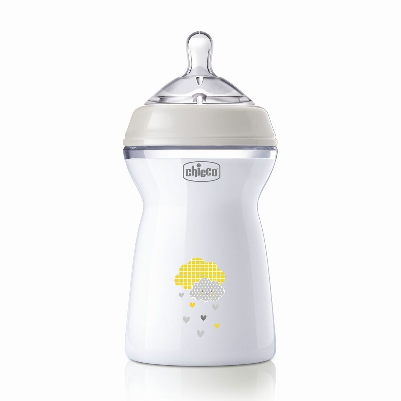 Chicco | Biberão NaturalFeeling Fluxo Rápido 330ml 6m+ Neutro