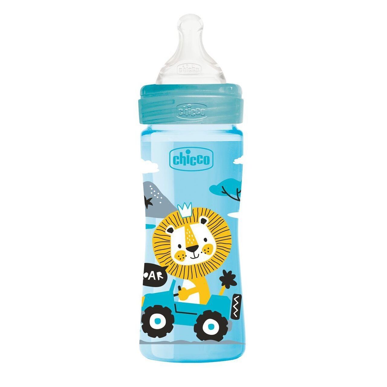 Chicco | Biberão Well Being 2m+ 250 ml Azul