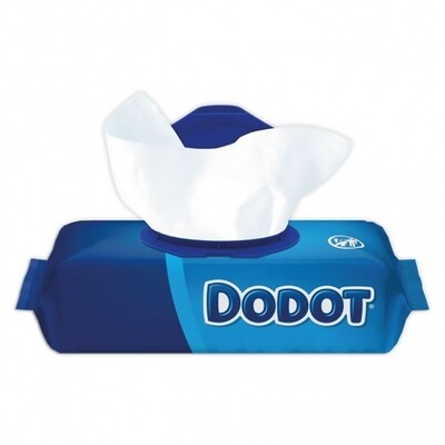 Toalhitas Húmidas Dodot Azul 64 Unidades: Limpeza suave e eficaz para a pele delicada do seu bebê. 