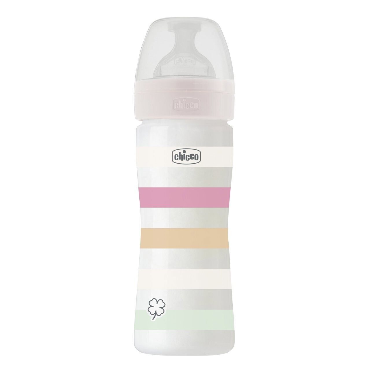 Chicco | Biberão Well Being Fluxo Médio Colors 250ml 2m+
