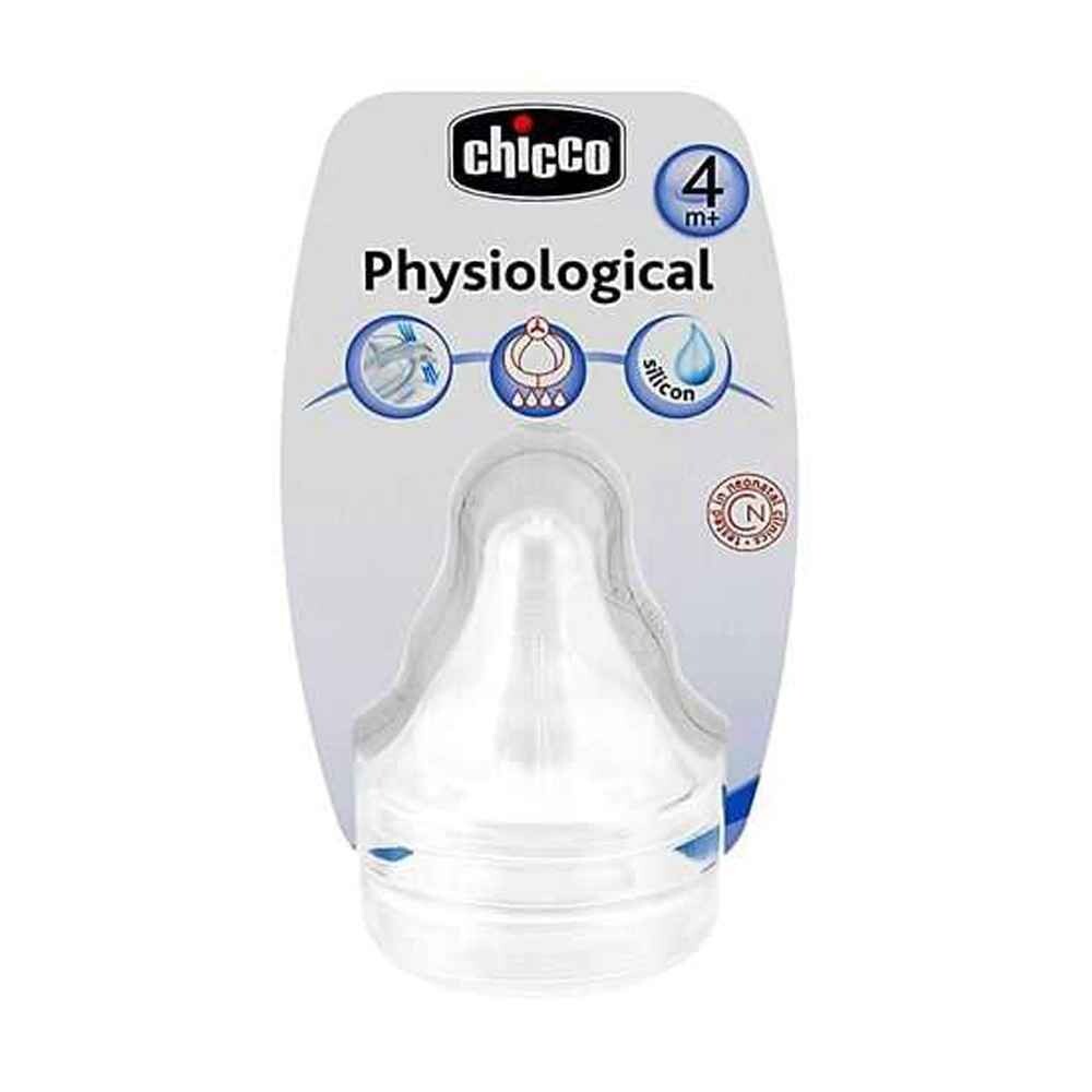 Chicco | Tetina Silicone Fisiológica Well Being 4M+ x2