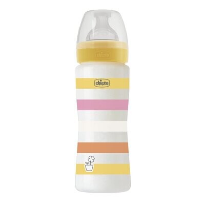 Chicco | Biberão Well-Being Fluxo Rápido 330ml - 4m+