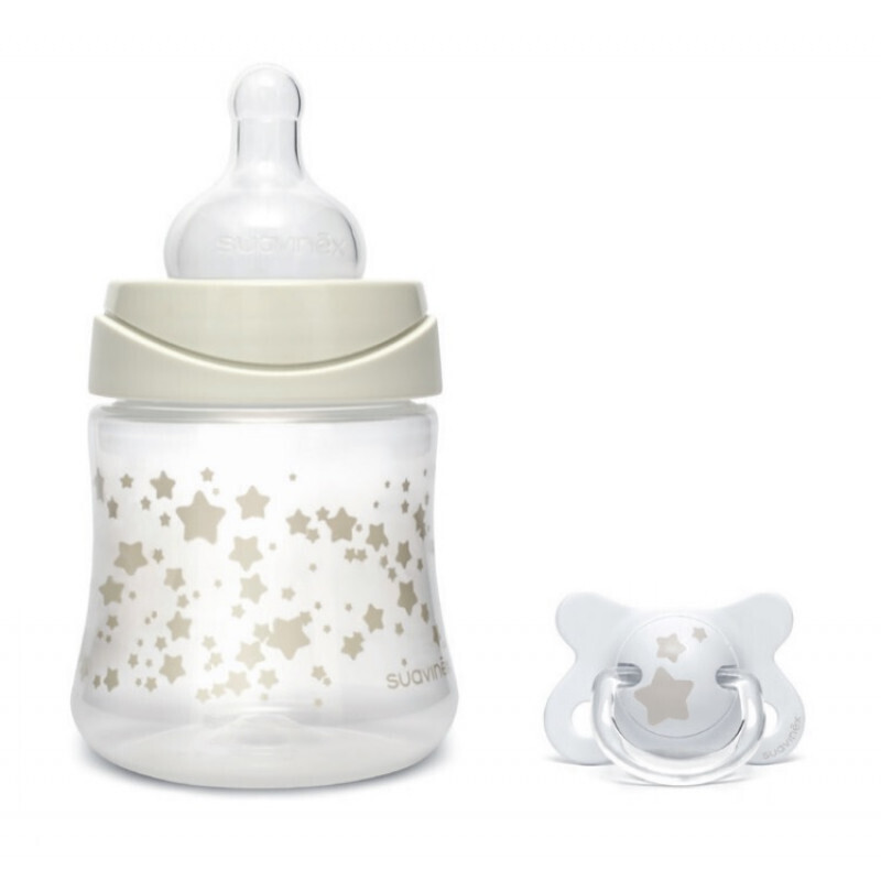 Suavinex | Biberão 150ml + Fusion Chupeta Fisiológica 2-4m